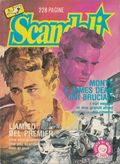 Cover of Monty e James Dean, divi bruciati - L'amico del premier