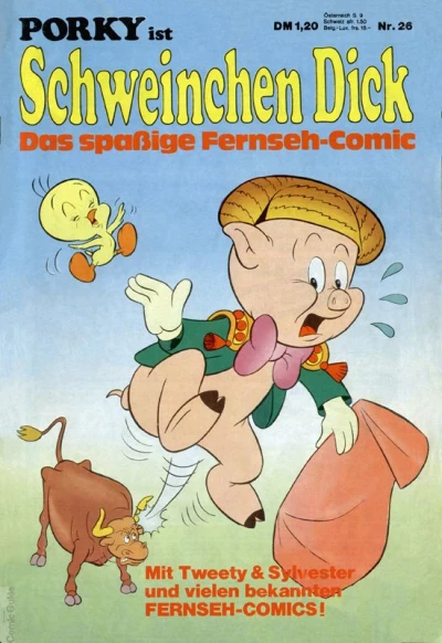 Cover of Porky Ist Schweinchen Dick : Das Spassige Fernseh-Comic