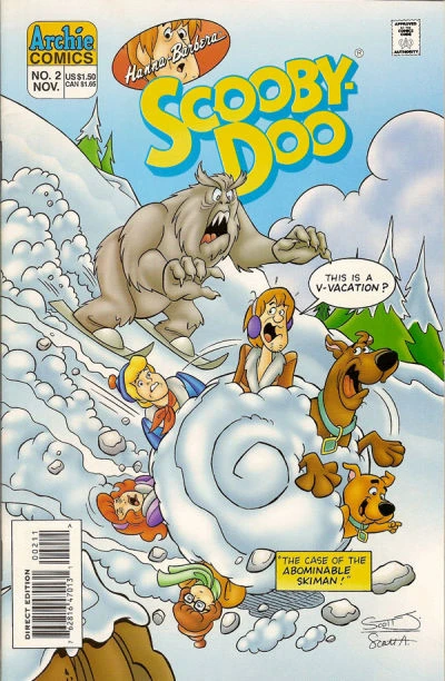 Cover of When Scooby Comes Marching Home; The Abominable Skiman!