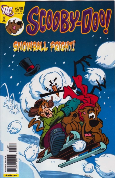 Cover of Snowball Fright; Ghoul Ascending a Staircase; Dig Those Crazy Ghosts