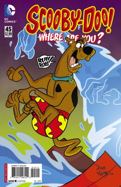 Cover of Scooby Slides into Danger; The Freeloading Ghost; The Creature of Lagoona Beach