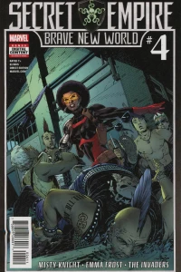 Misty Knight in "The First Place You Look;" Emma Frost in "All The World's A Stage;" The Invaders in "Sanctuary" Part 4