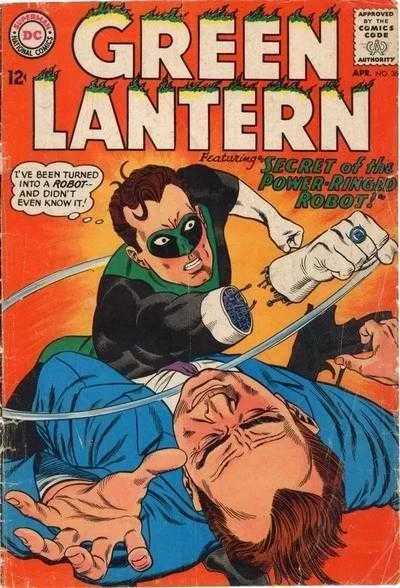 Cover of Secret Of The Power-Ringed Robot!; Green Lantern's Explosive Week-End!