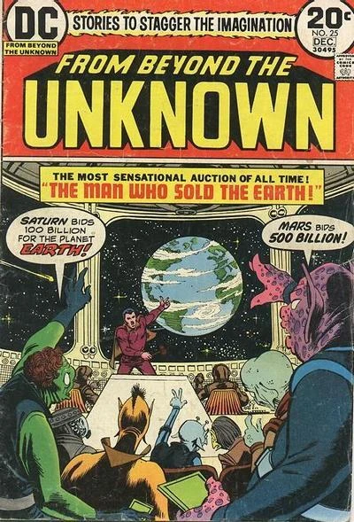 Cover of Secret of the Tick-Tock World; The Man Who Sold the Earth; Elevator to the Future