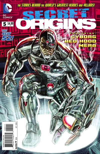 Cover of Cyborg; Secret Origin Red Hood; Secret Origins Mera The Mission