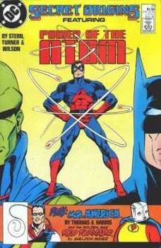 Cover of The Secret Origin of The Atom; "Kind of," The Secret Origin of, Red Tornado / The Secret Origin of Mr. America Alias The Americommando