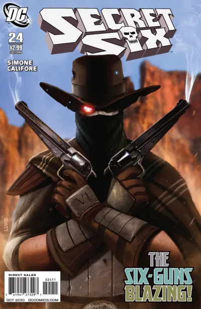 Cover of The Six-Guns Blazing