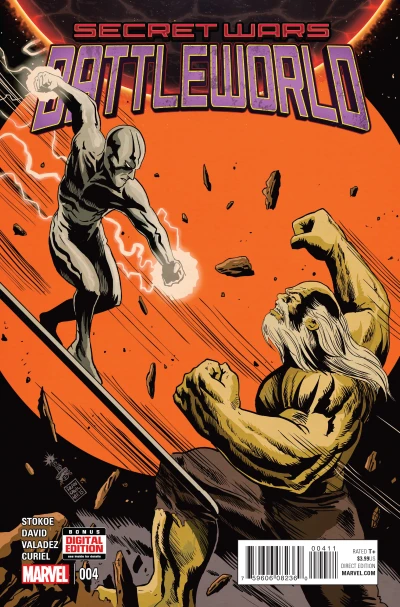 Cover of Silver Surfer vs. Galactus; Silver Surfer vs. Maestro