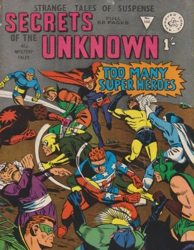 Cover of Too many Super Heroes