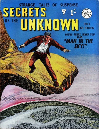 Cover of Man in the Sky!