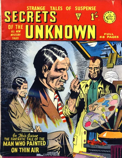 Cover of The Man Who Painted on Thin Air