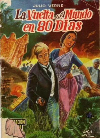 Cover of La vuelta al mundo en 80 días