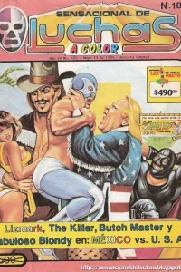 Lizmark, The Killer, Butch Master y Fabuloso Blondy en: México vs. U.S.A.