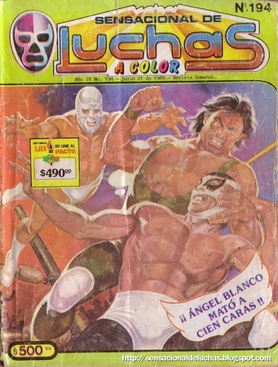 Cover of ¡¡Ángel Blanco Matò a Cien Caras!!