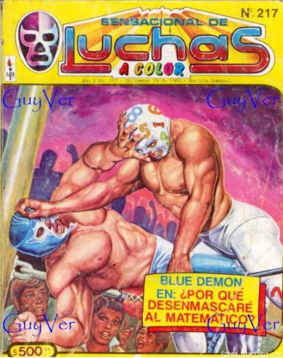 Cover of Blue Demon en: ¿Por Què Desenmascarè al Matemàtico?