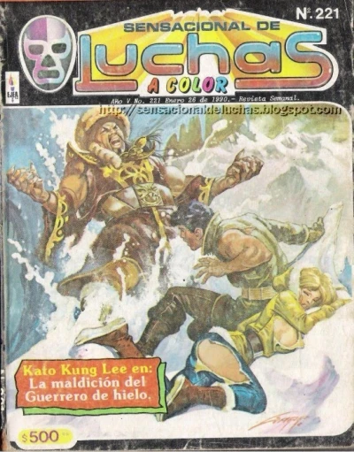 Cover of Kato Kung Lee en: La Maldiciòn del Guerrero de Hielo