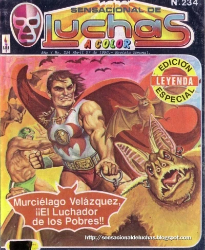 Cover of Murciélago Velàsquez: ¡¡El Luchador de los Pobres!!