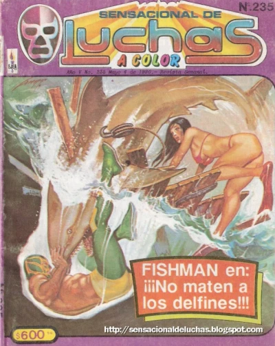 Cover of Fishman en: ¡¡¡No Maten a los Delfines!!!