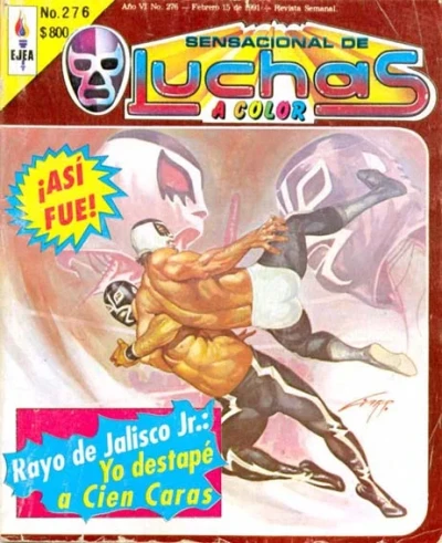 Cover of Rayo de Jalisco Jr.: Yo Destapè a Cien Caras