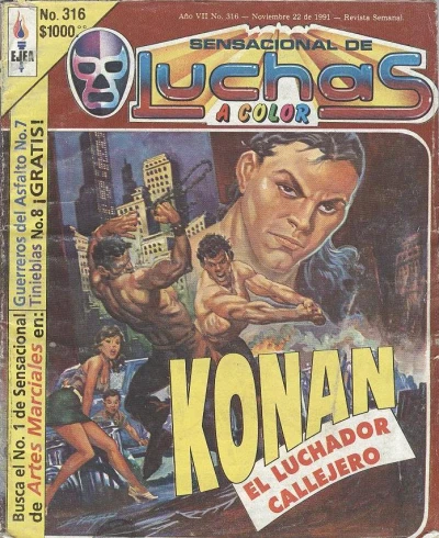 Cover of Konan el Luchador Callejero