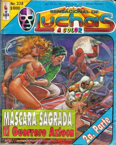 Cover of Màscara Sagrada, el Guerrero Azteca