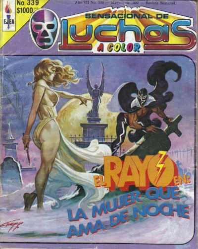 Cover of El Rayo en: La Mujer que Ama de Noche