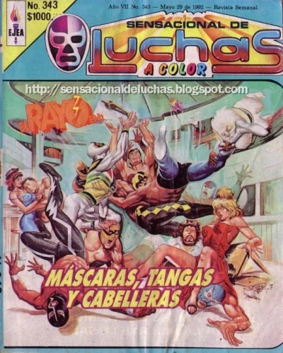 Cover of Màscaras, Tangas y Cabelleras