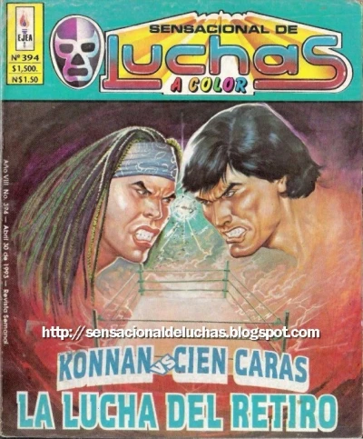 Cover of Konnan vs. Cien Caras: La Lucha del Retiro