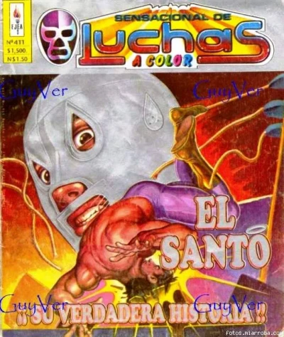 Cover of El Santo: ¡¡Su Verdadera Historia!!