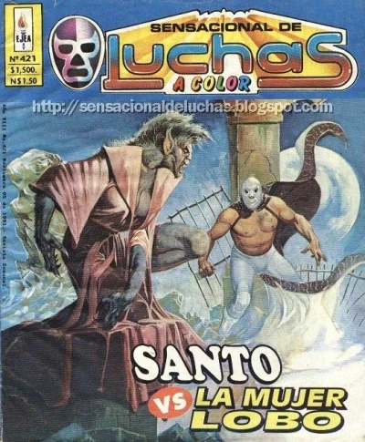 Cover of Santo vs. la Mujer Lobo