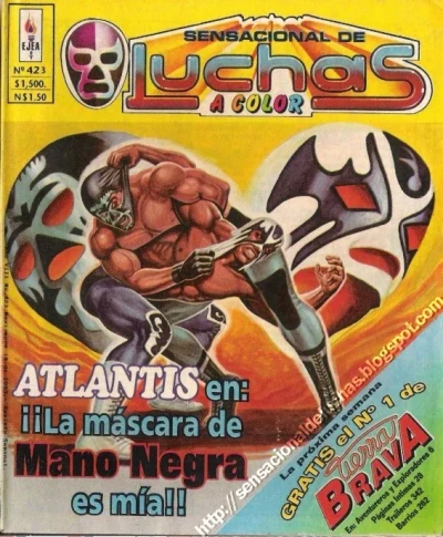 Cover of Atlantis en: ¡¡La Màscara de Mano-Negra es Mìa!!