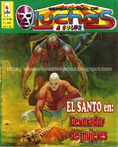 Cover of El Santo en: Devorador de Mujeres