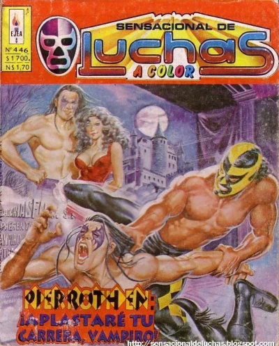 Cover of Pierroth en: ¡Aplastarè tu Carrera, Vampiro!
