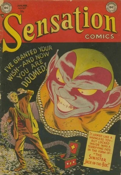 Cover of Sensation Comics