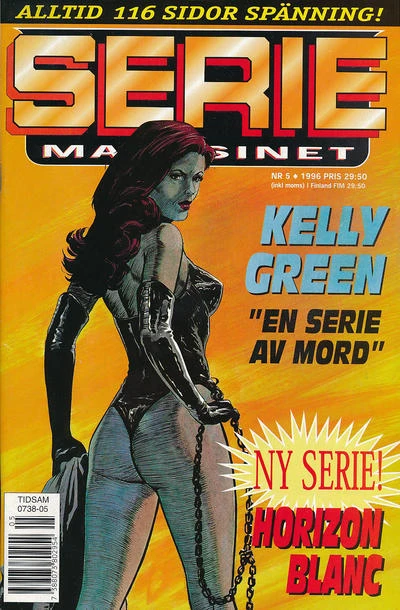 Cover of Kelly Green "En Serie av Mord" ; Horizon Blanc