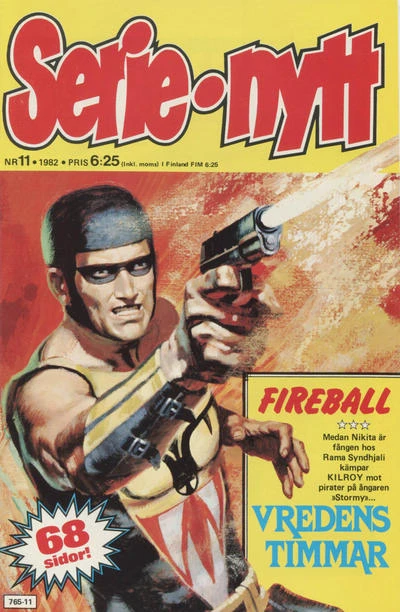 Cover of Fireball: Vredens Timmar