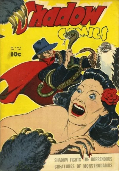 Cover of The Shadow Again Meets Monstrodamus in Treasure Bay