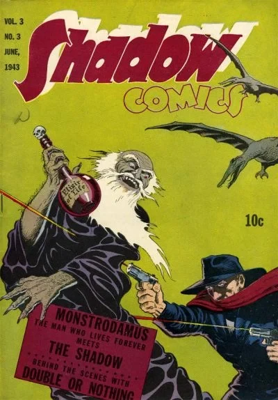 Cover of The Shadow Meets Monstrodamus