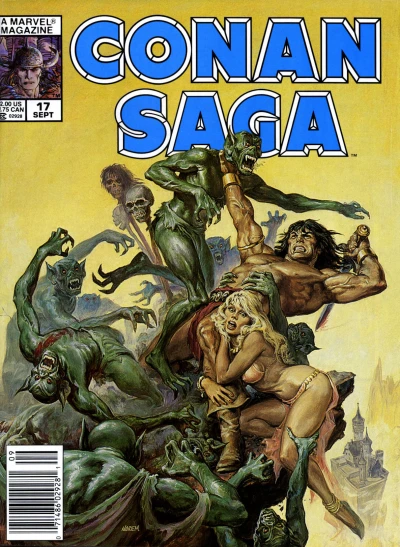 Cover of Shadows in Zamboula; Red Sonja She-Devil With A Sword; The Right Hand of Doom