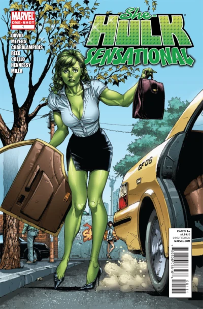 Cover of The She-Hulk Story That's A Riff On Christmas Carol; Ladies' Night
