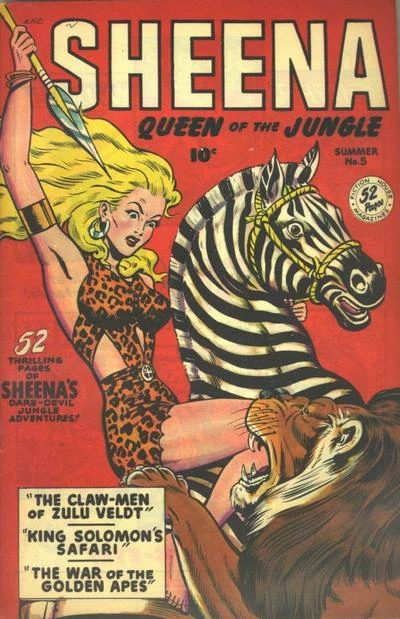 Cover of The Claw-Men of Zulu Veldt / King Solomon's Safari / The War of the Golden Apes