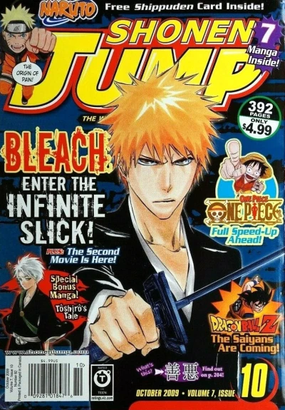 Cover of Volume 7, Issue 10 - Bleach: Enter the Infinite Slick!