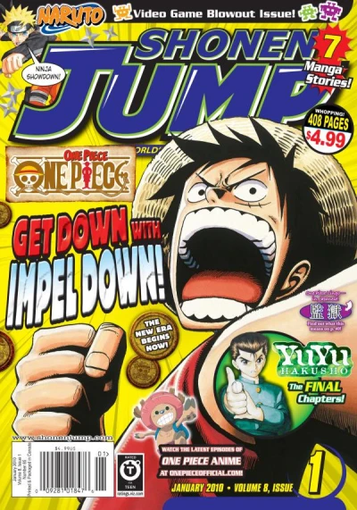 Cover of Volume 8, Issue 1 - Get Down with Impel Down!