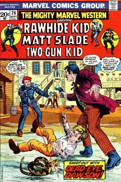 Cover of Shootout with Dead-Eye Dawson!