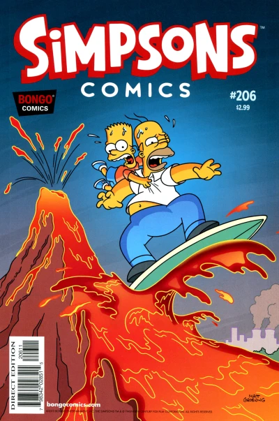 Cover of D'oh vs. the Volcano!