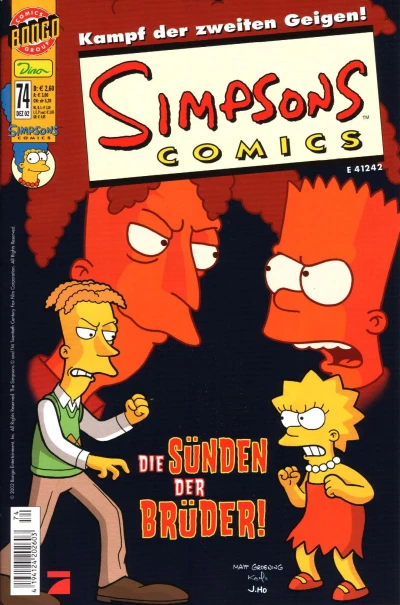 Cover of Simpson/Sideshow Sippen-säbelrasseln; Ein desaster nach Rezept