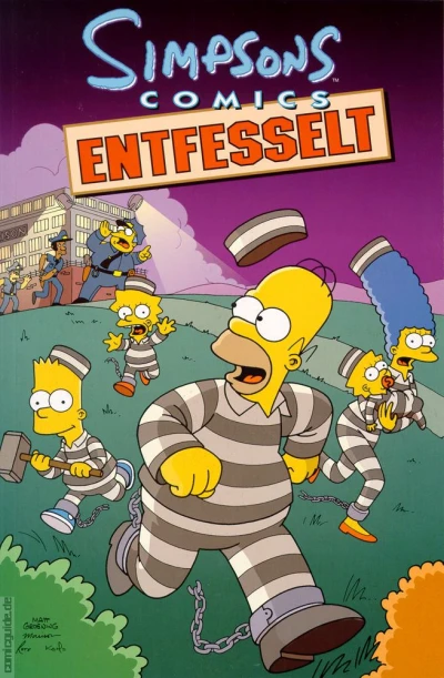 Cover of Simpsons Comics Entfesselt