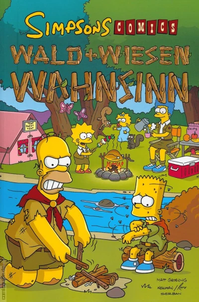 Cover of Simpsons Comics Wald + Wiesen Wahnsinn