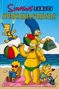 Simpsons Comics Superschräger Strandspass