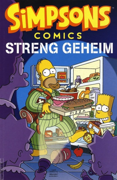 Cover of Simpsons Comics Streng Geheim